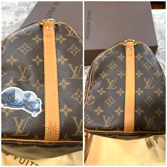 😍LIMITED EDITION LOUIS VUITTON Monogram Canvas World Tour Speedy Bandouliere 30 - Picture 6 of 15